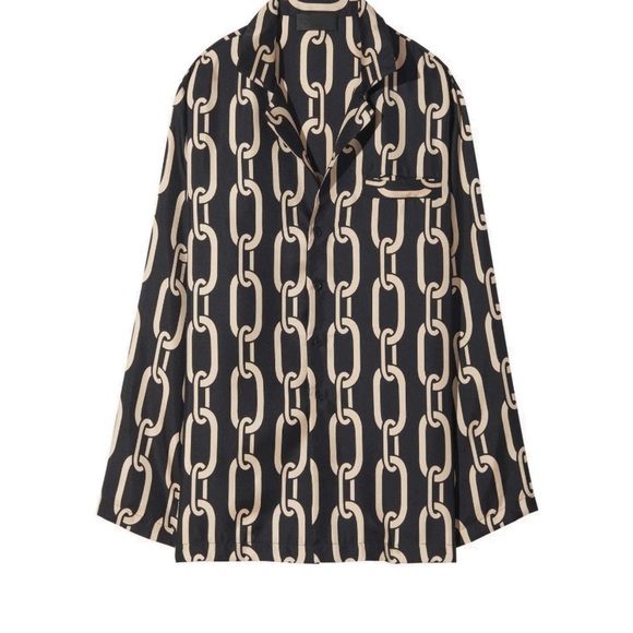 🎉HOST PICK!🎉 Nili Lotan NWT Juste Pyjama Shirt (M) - Picture 3 of 8